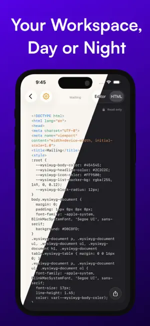 WYSIWYG Editor Plus iPhone screenshot 6