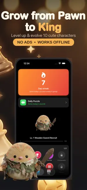SoloChess - Offline board game screenshot 1