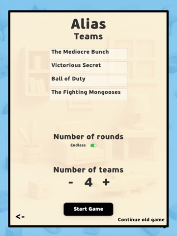 Alias & Crocodile iPad screenshot