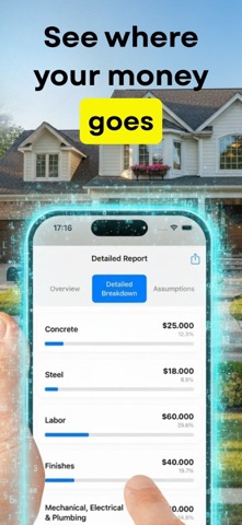 Construction Calculator AI screenshot