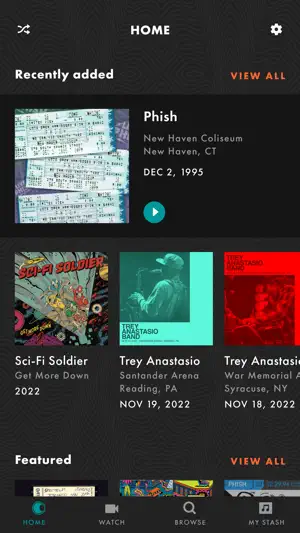 LivePhish screenshot 1