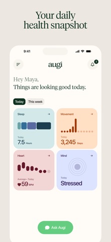 Augi Health Passport iPhone screenshot