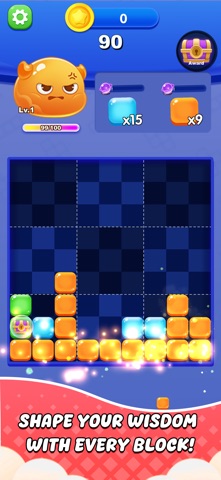 Block Puzzle Pudding: Slime Go iPhone screenshot