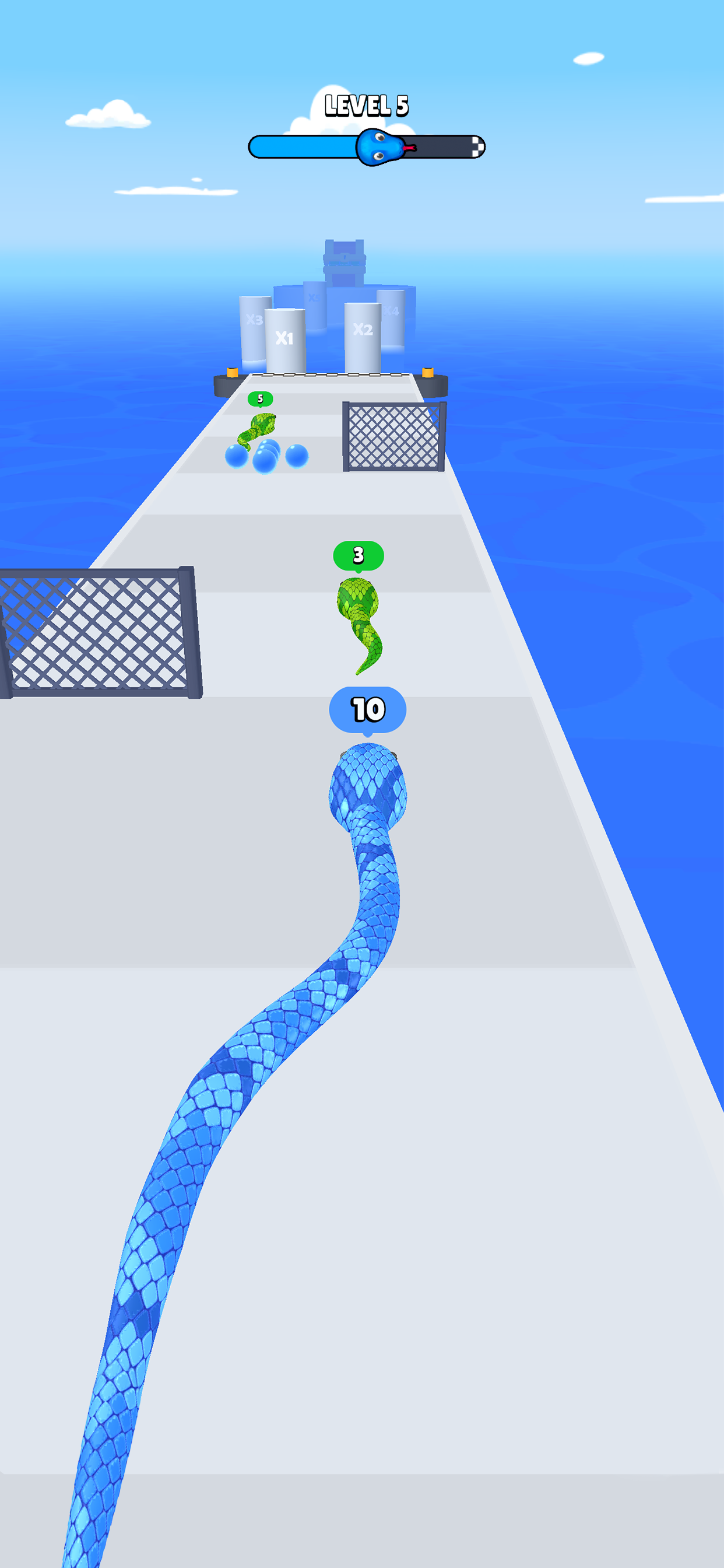 Snake Run Race・3D Running Game