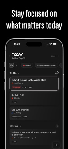 malife: life planner screenshot