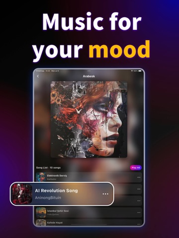KP - AI Music & Song Generator iPad screenshot