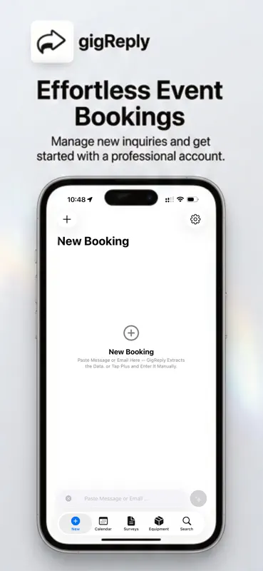 gigReply: artist booking & CRM screenshot 1 of 4