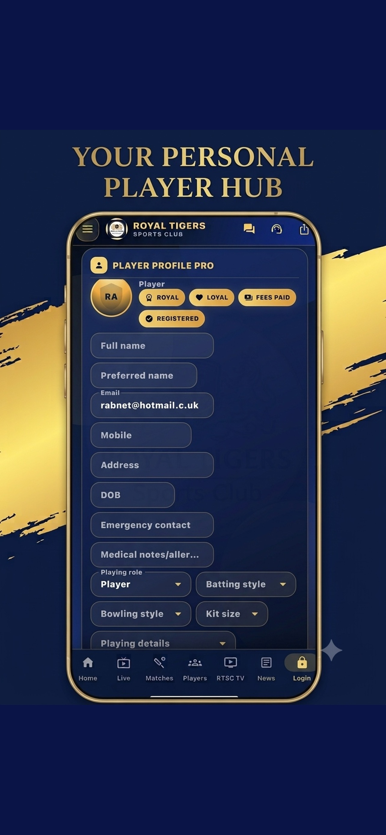 ROYAL TIGERS SPORTS CLUB RTSC screenshot 9