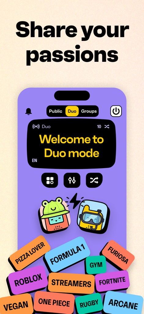 Walkie Talkie - All Talk App - Shared Interests