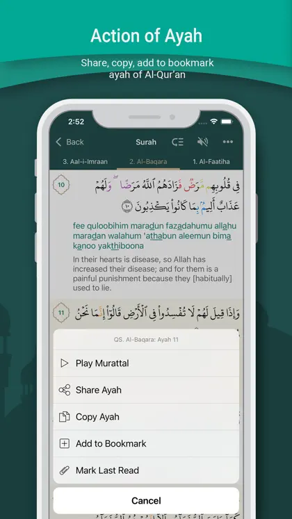 Screenshot 5 di 6 di Al Quran Translation