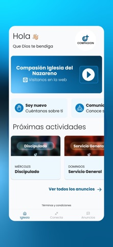 Compasión Iglesia del Nazareno screenshot