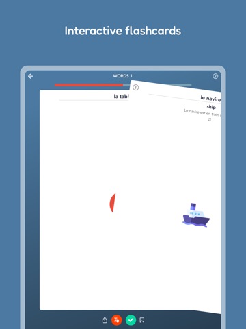Tobo: Learn French Vocabulary iPad screenshot