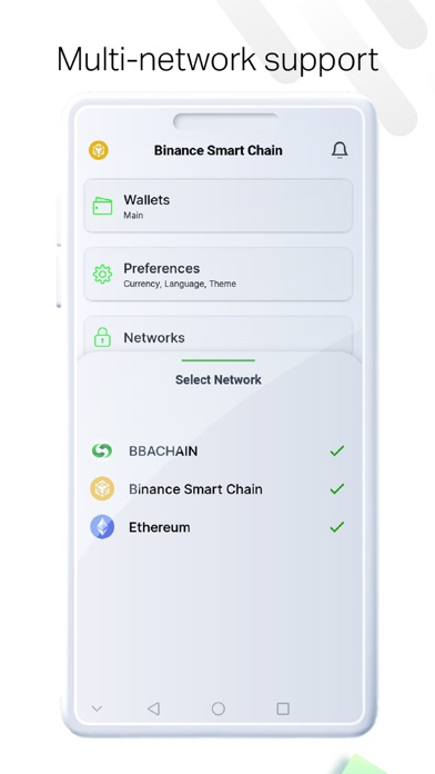 BTI Wallet Screenshot