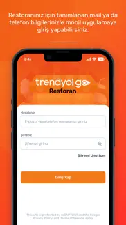 trendyol go restoran paneli iphone resimleri 3