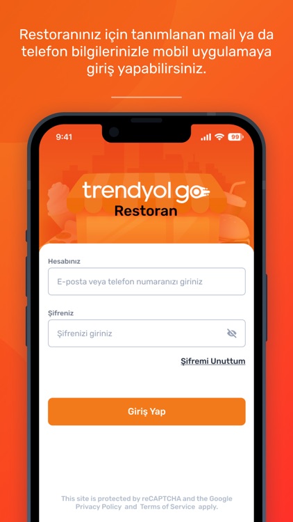 Trendyol Go Restoran Paneli