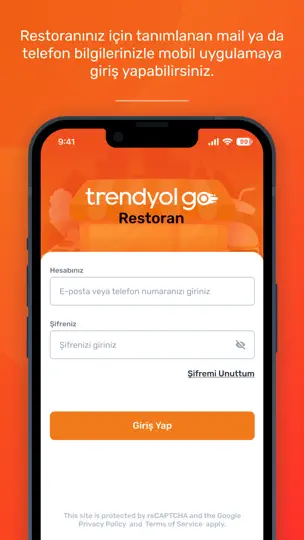 Trendyol Go Restoran Paneli iPhone Ekran Görüntüsü 3
