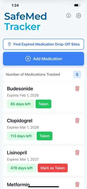 SafeMed Tracker screenshot 2