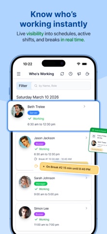 Restaurant Scheduler screenshot