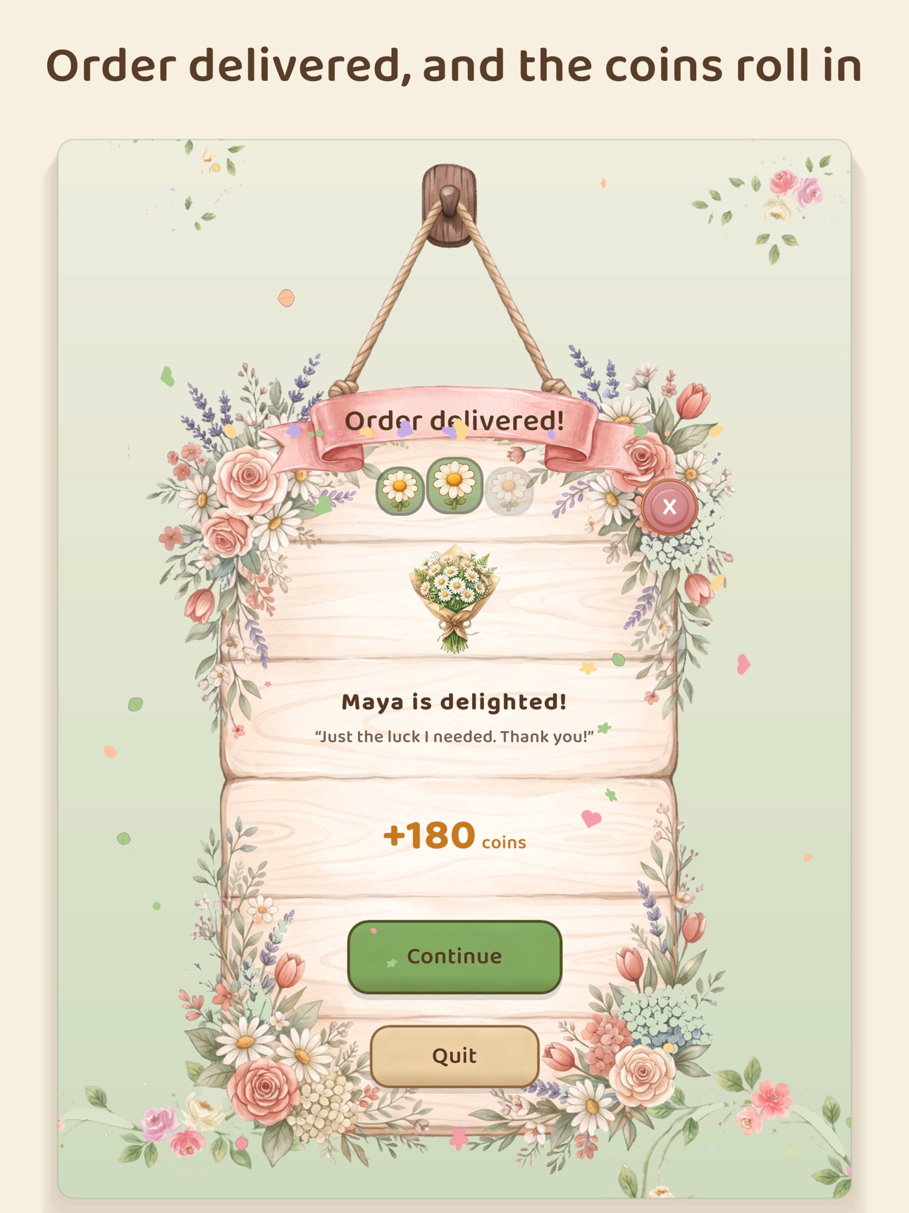 Screenshot 9 of Cozy Posy: Flower Sort