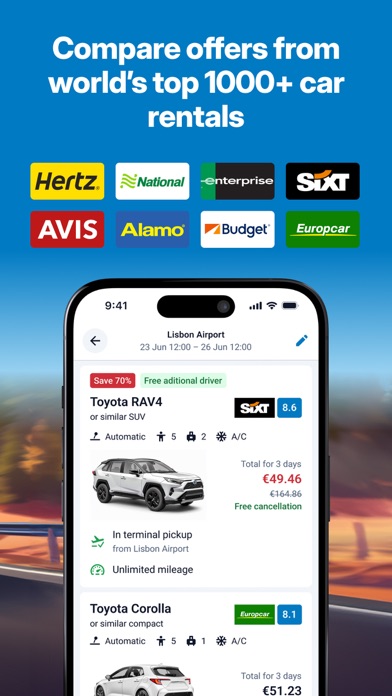 DiscoverCars－Car Rental & Hire Screenshot