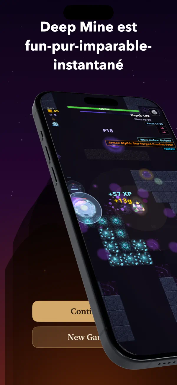 Screenshot #1 pour Deep Mine: RPG