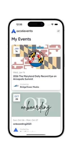 Accelevents screenshot 1