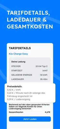 Screenshot von Chargeprice auf dem iPhone 4