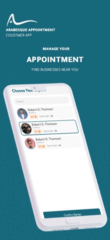 Arabesque Appointment screenshot