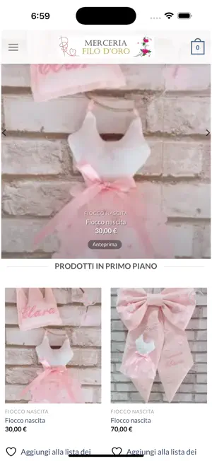 Merceria Filo D'oro screenshot 1