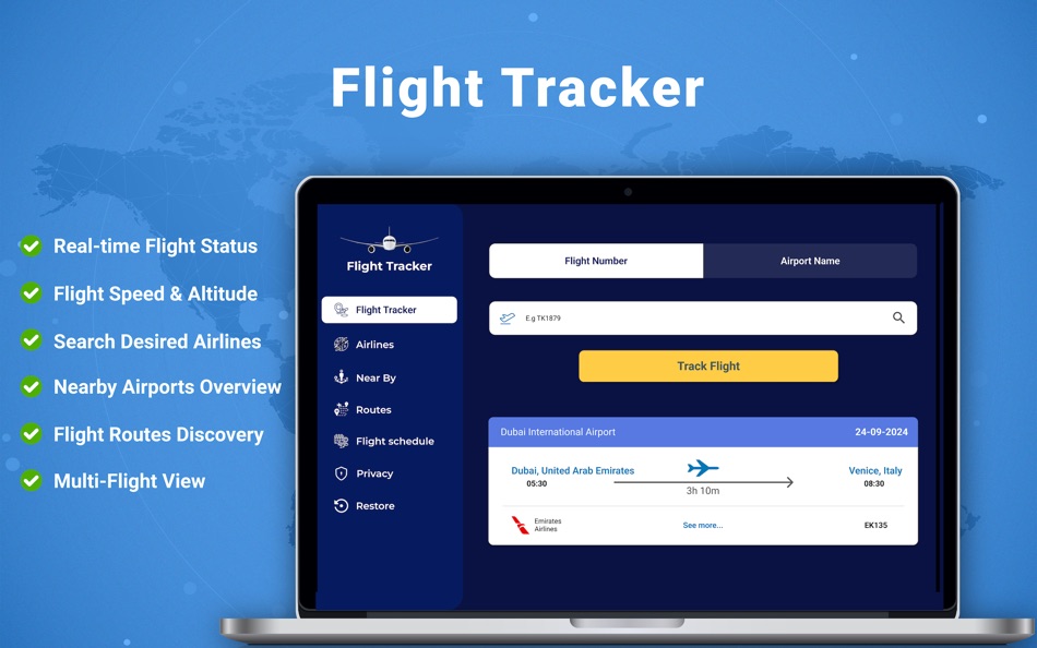 #1. Flight Tracker - Plane Tracker (macOS) 由: TS Technology