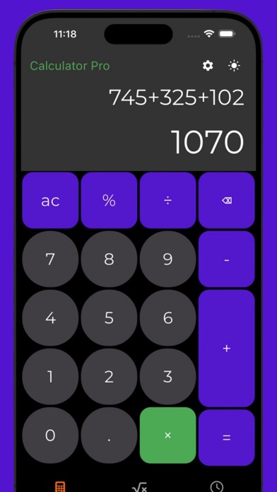 CALCULADORA CIENTIFICA Screenshot