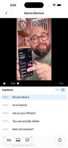 Captioner: Quick Add Captions screenshot 1