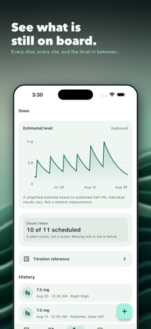 GLP-1 Tracker: Shot & Protein Screenshot 3 of 6