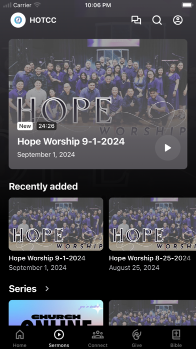 Hope of the City Church Screenshot