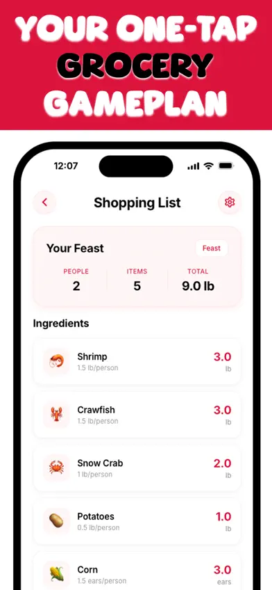Boil Buddy: Seafood Calculator screenshot 4