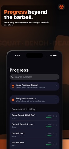 IronLog — Workout Tracker Screenshot 2 of 9
