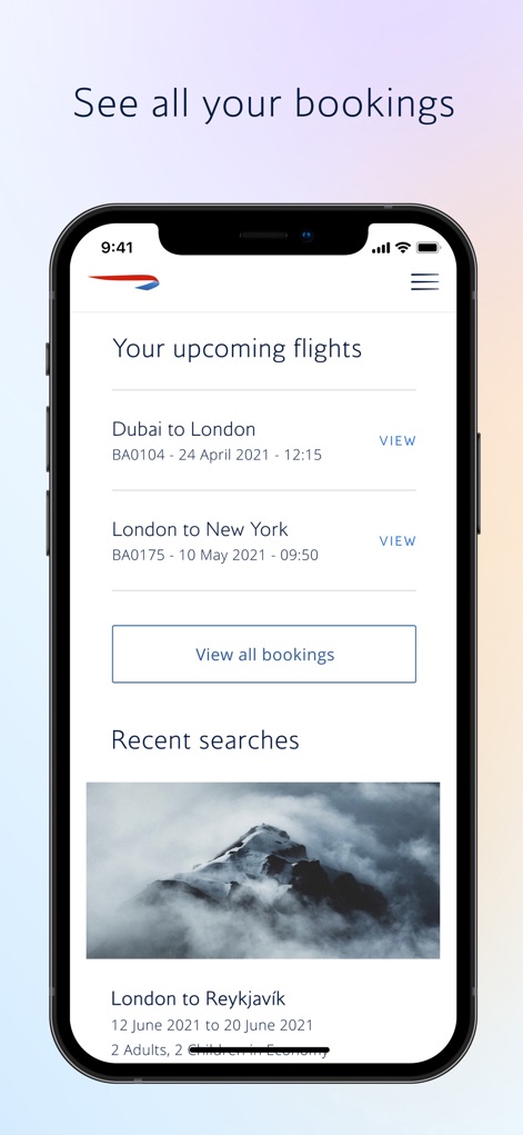 British Airways - Comprehensive Bookings