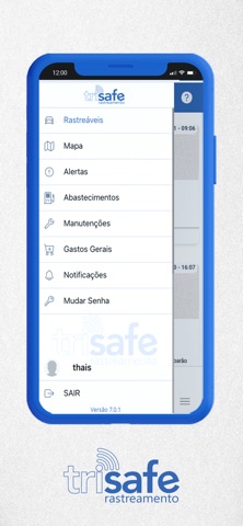 Trisafe Rastreamento screenshot