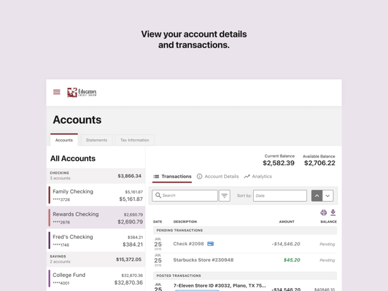 Screenshot #6 pour Educators WI Mobile Banking