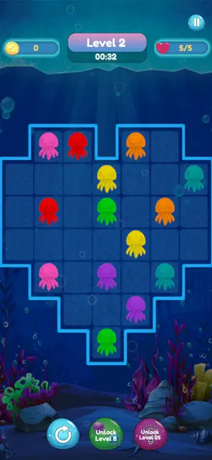 Ocean Flow: Connect Puzzle screenshot 1