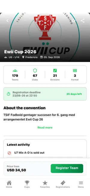 Turnering.com screenshot 4