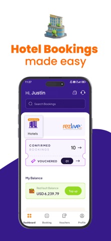 Rezlive For Travel agents screenshot