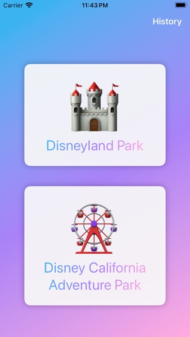 Lane Scout for Disneyland Screenshot