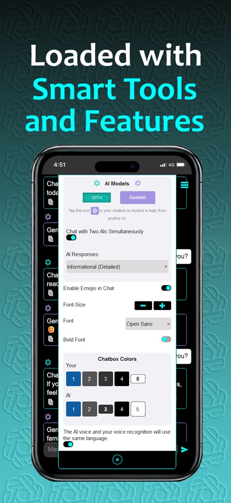 AI Smart Chat - Dual AI Chat - App de Productividad | MWM