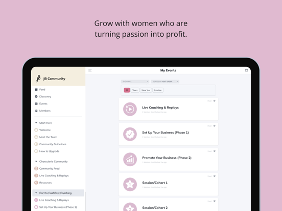 Jennie Blackwood Community iPad screenshot 3 - Business app