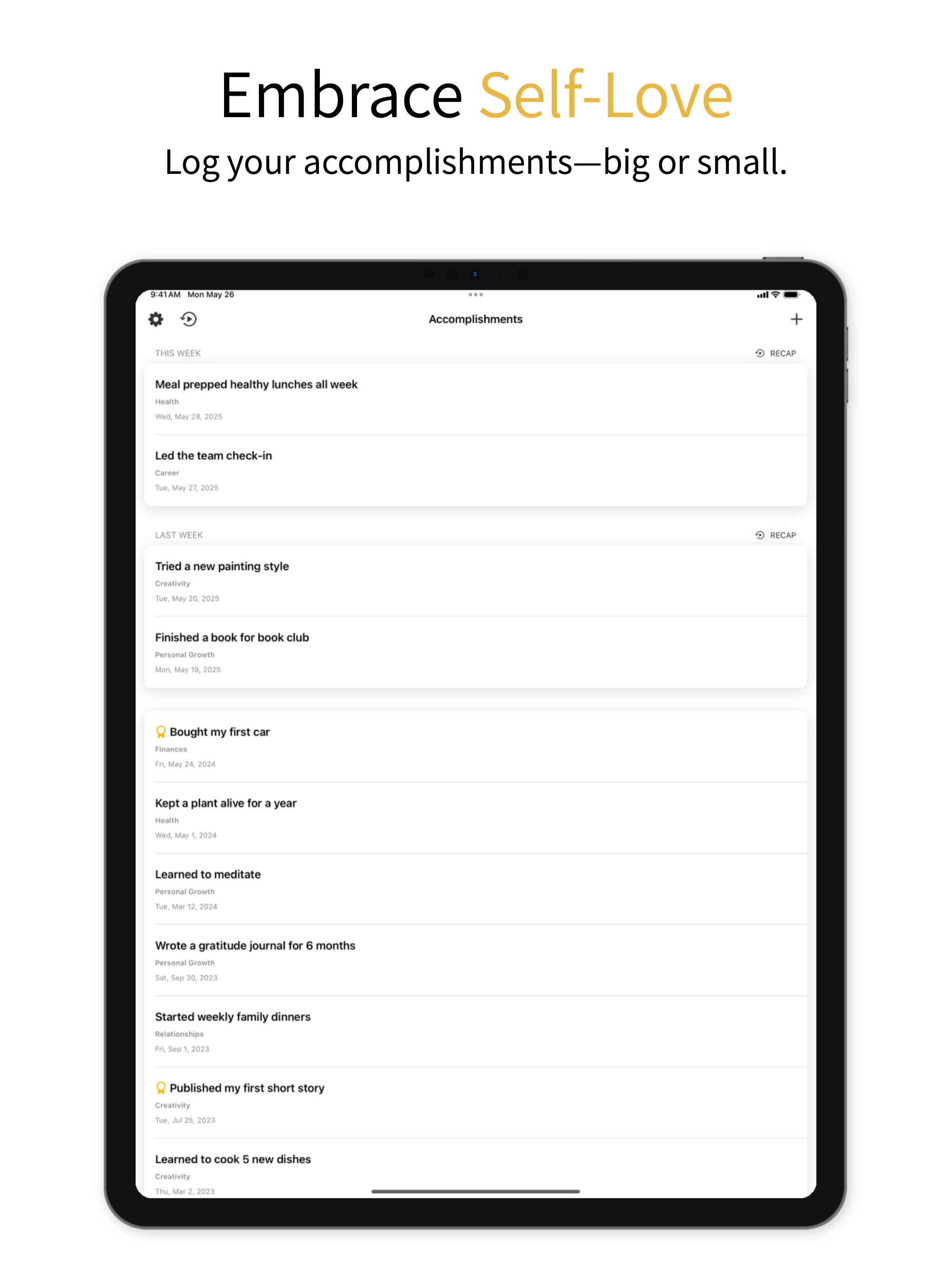 Proudly: Success Journal