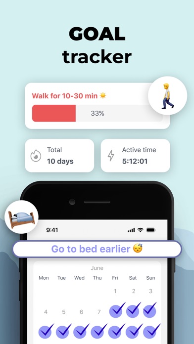 Daily Habit List: Goal Tracker iPhone screenshot 4 - Productivity app