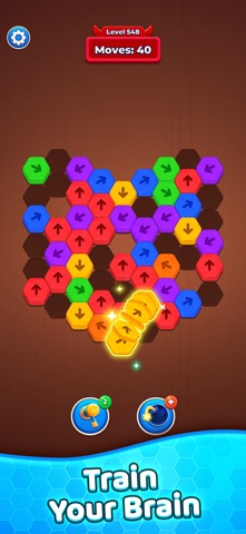 Hexa Block Out iPhone screenshot