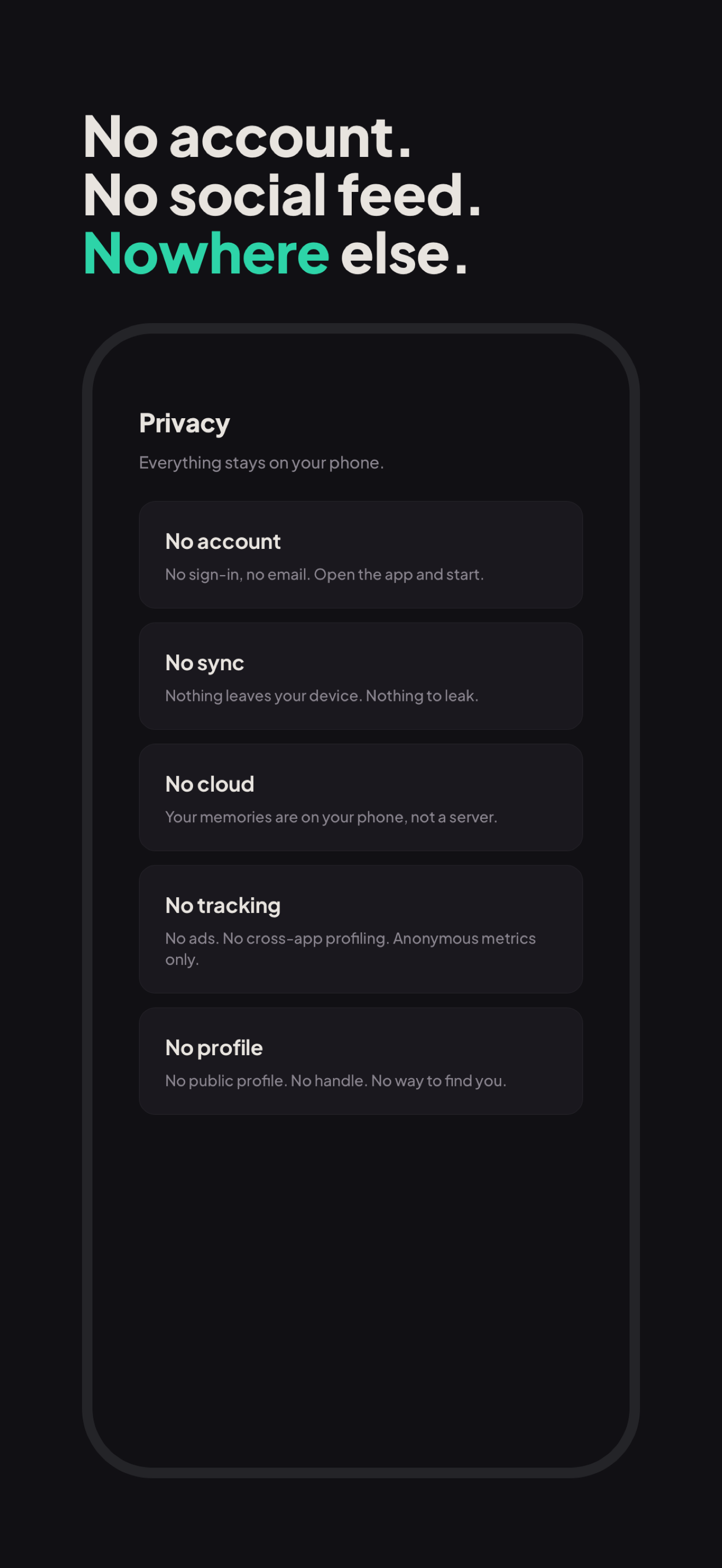 MetHere — Social Memory