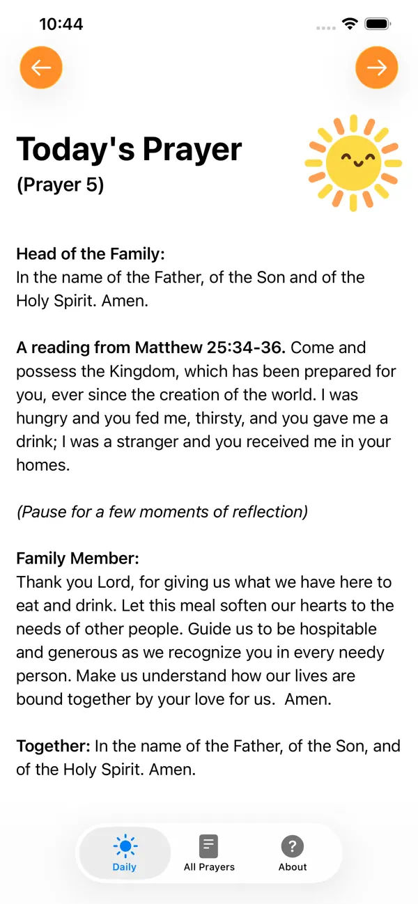 #2. Say Grace (iOS) De: Justin Sales